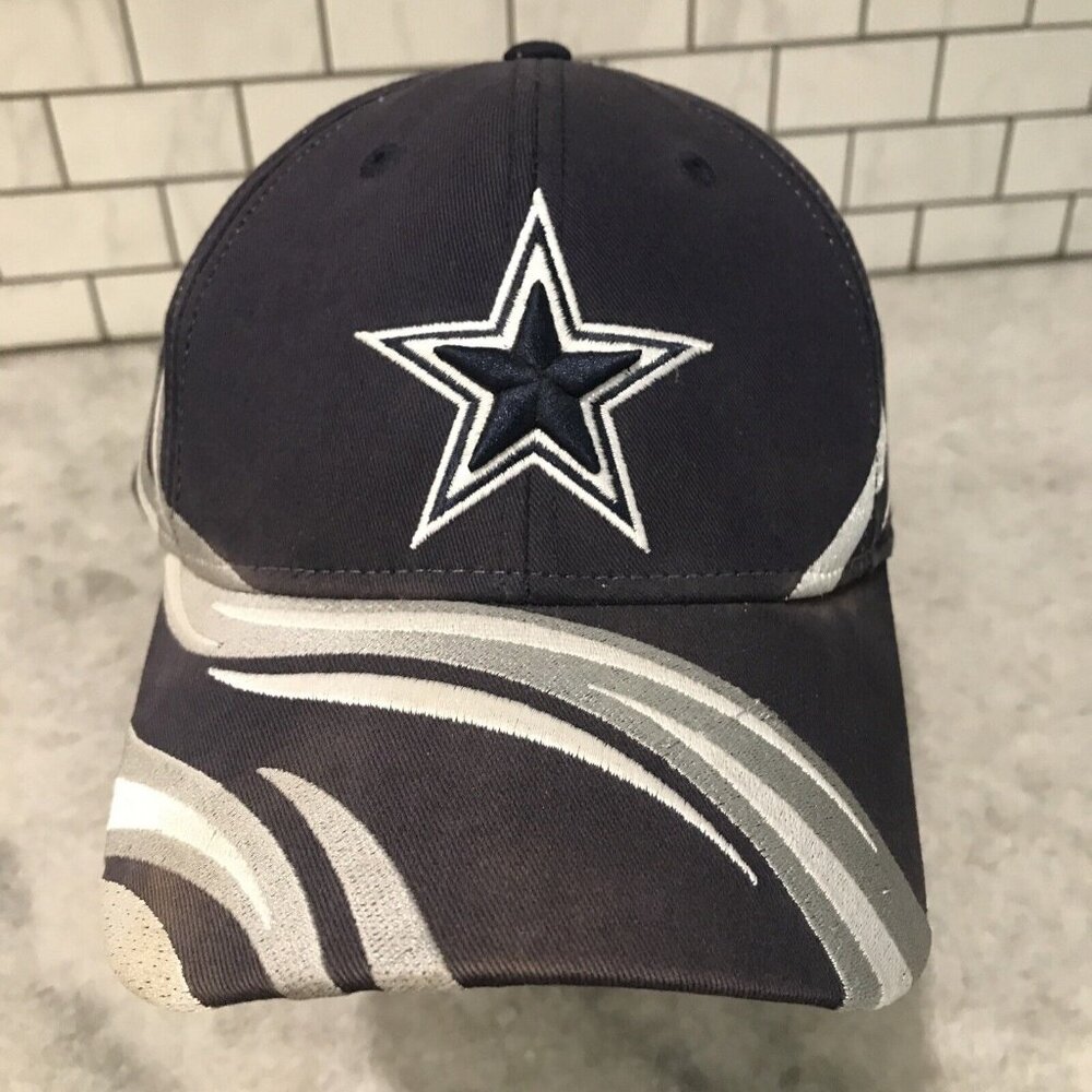 Vintage Dallas Cowboys Hat‎ Cap Mens Fitted OSFA Reebok DFW NFL Football Retro
